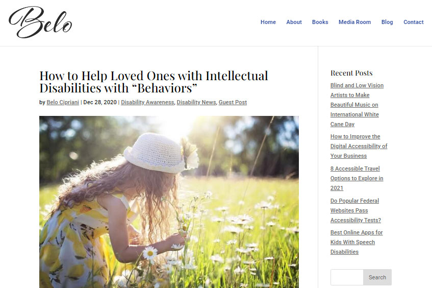How to Help Loved Ones with Intellectual Disabilities with “Behaviors”