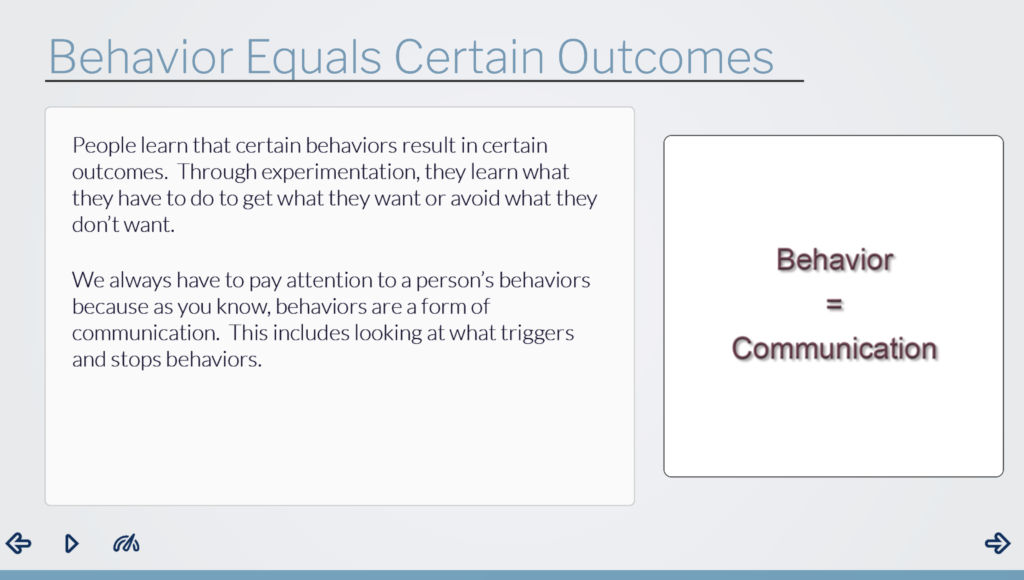 behavior equals certain outcoms_ciddh