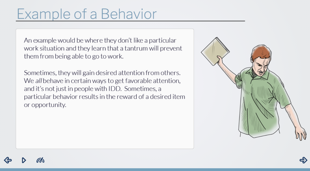 example of a behavior_ciddh