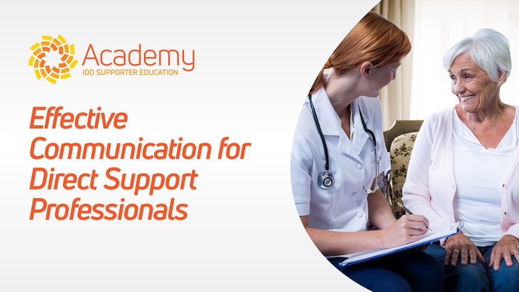 Effective Communication for Direct Support Professionals eLearn Individual License