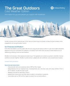Cold Weather Resources