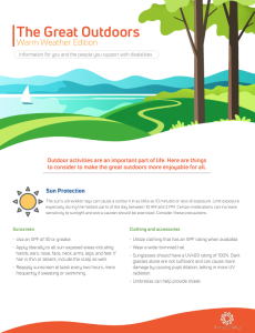 Warm Weather Resources